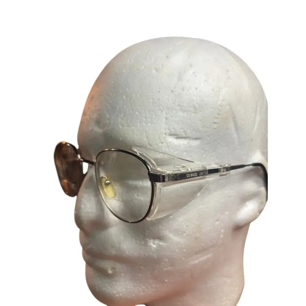 Vintage On-Guard Safety Eye Glasses Aviator w/ Side Shields OG Z87 097 140
